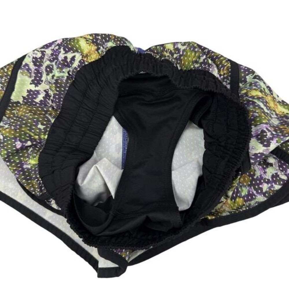 Lululemon Tracker Short III In Floral Sport White Multi / Black 4 - Picture 7 of 10